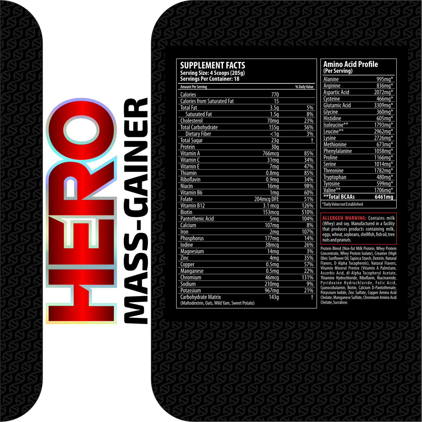 Titan Nutrition HERO Mass Gainer