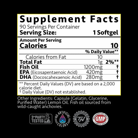 Omega-3 - Triple Strength EPA/DHA Fish Oil