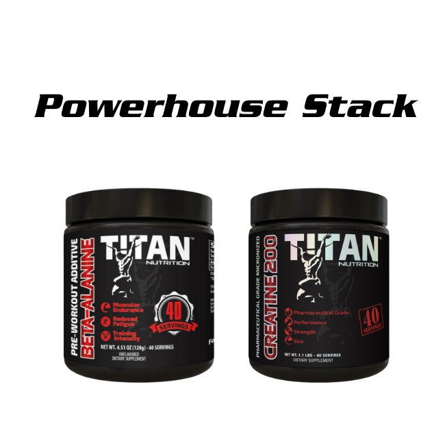 Powerhouse Stack Beta-Alanine + Creatine | Titan Nutrition