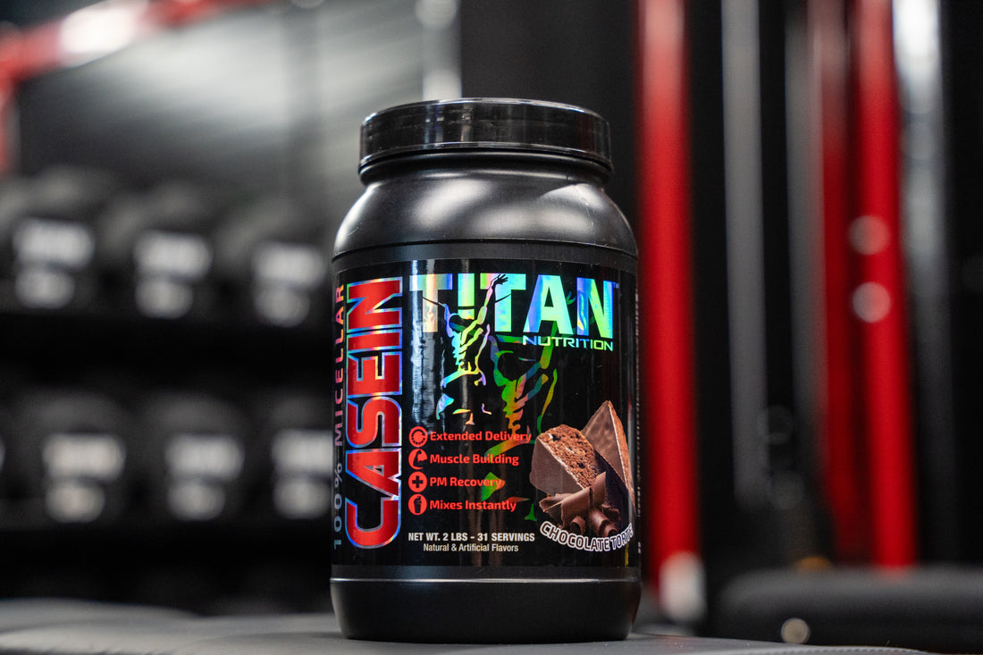Titan's Casein Protein - Elevate Your Nighttime Recovery Game