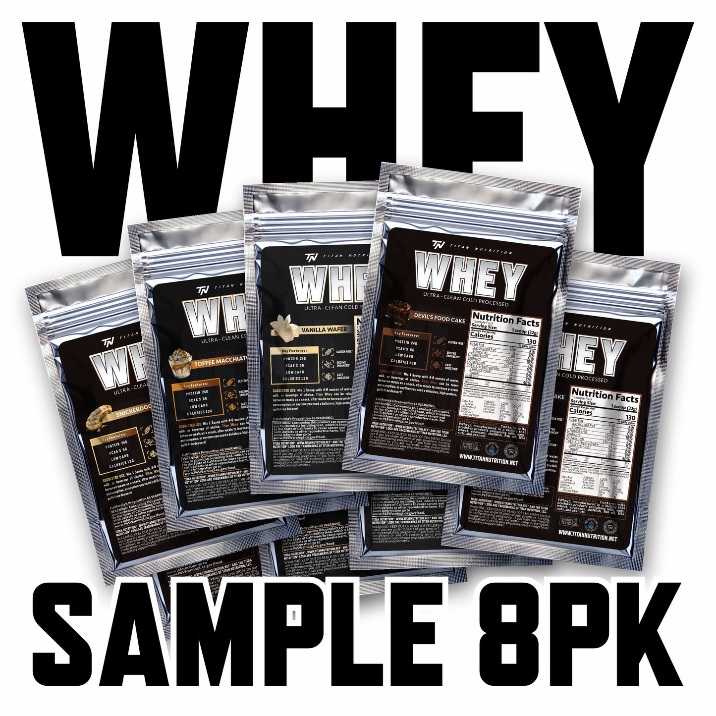 Titan WHEY Sample Packs