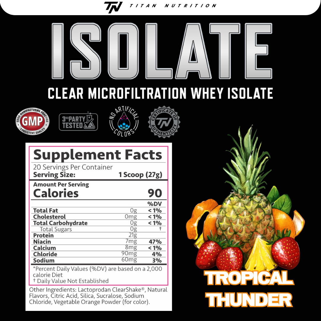 Titan Nutrition Clear Whey Isolate