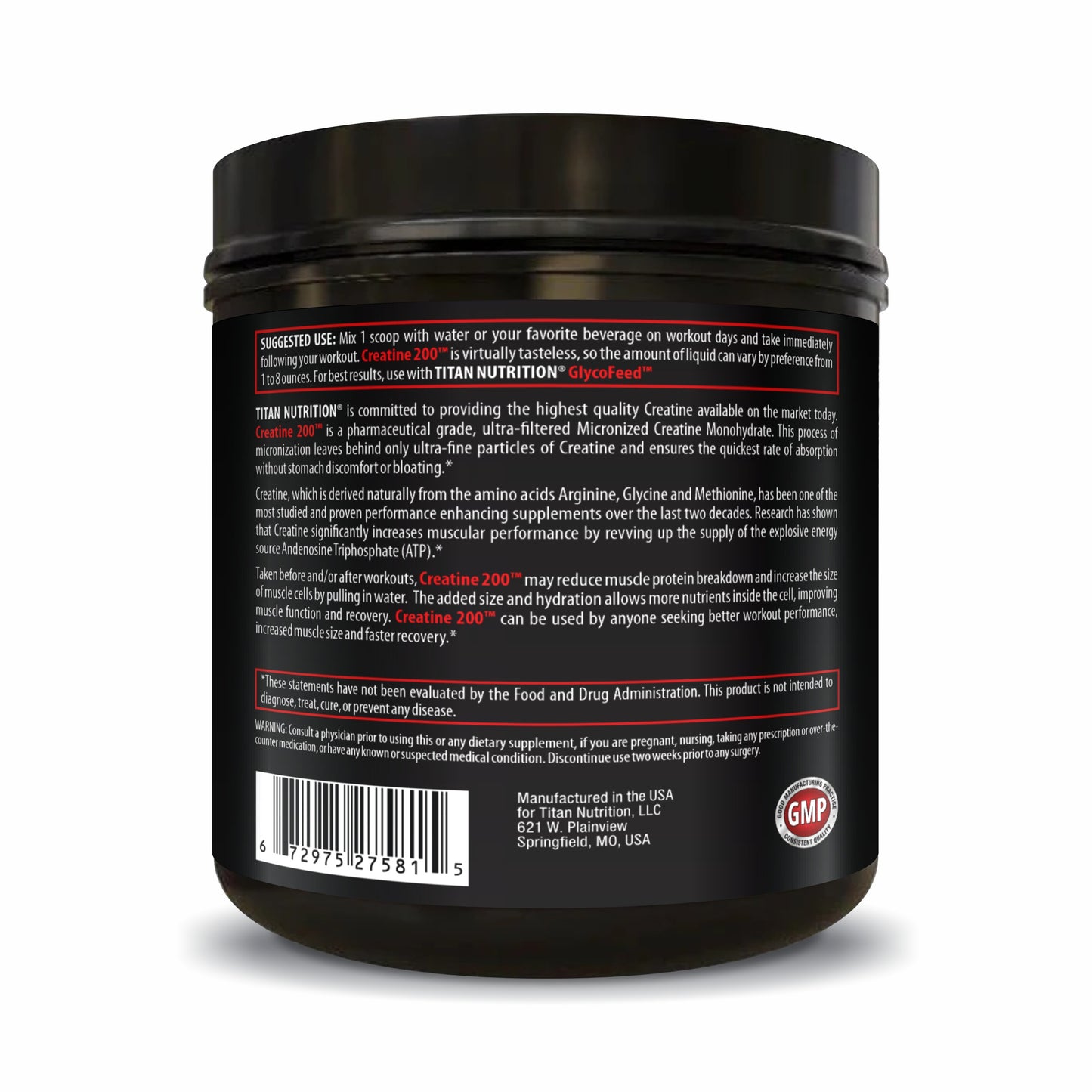 Titan® Micronized Creatine™