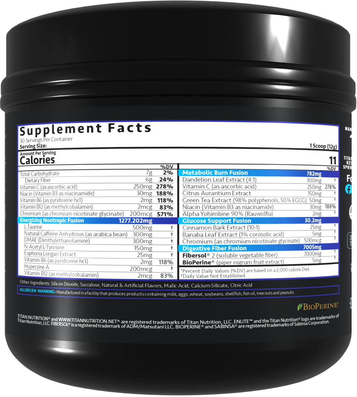 ENLITE™ - Powdered Weight Loss Formula