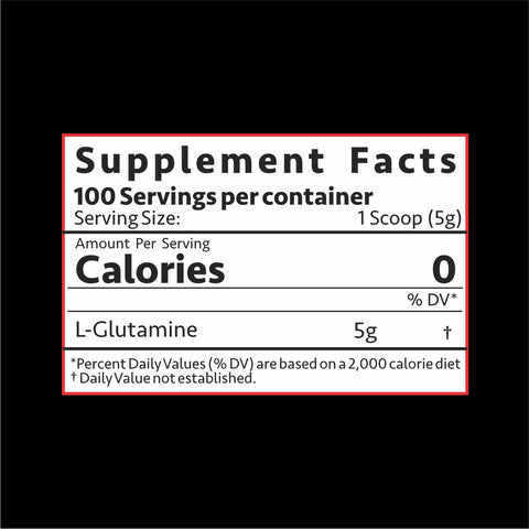 Glutamine 500™ - Pharmaceutical Grade Micronized