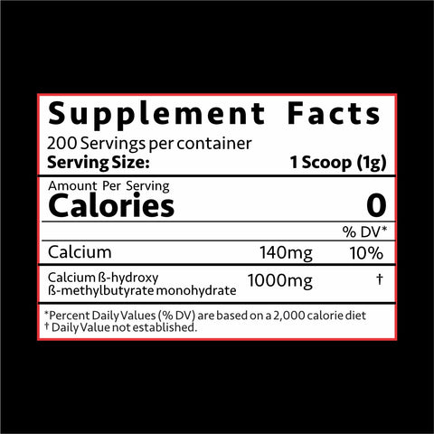 Titan Nutrition HMB - Beta-Hydroxy Beta-Methylbutyrate