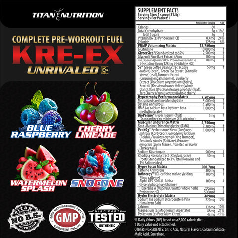 KRE-EX™ Unrivaled - Complete Pre-Workout Solution