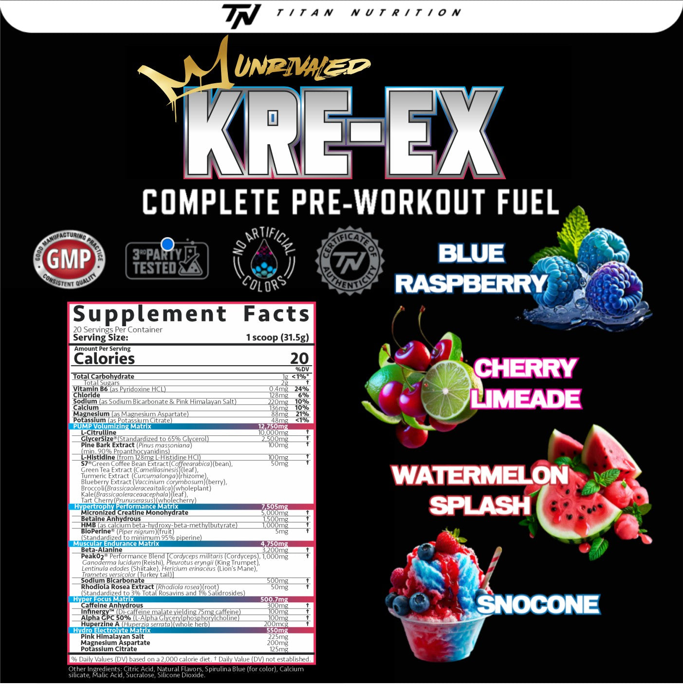 KRE-EX™ Unrivaled - Complete Pre-Workout Solution