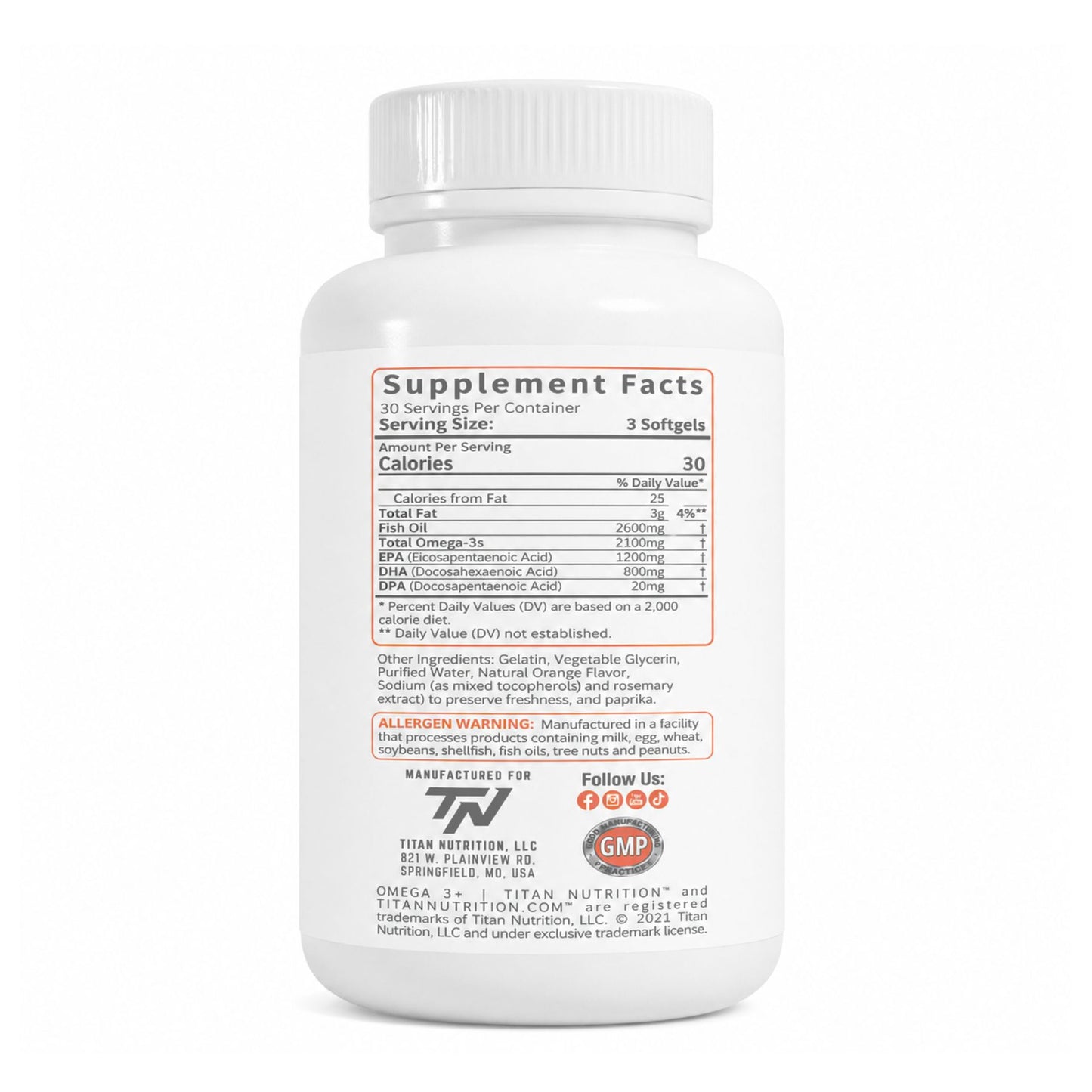 Omega3+ - Full Spectrum Omega-3 With DPA
