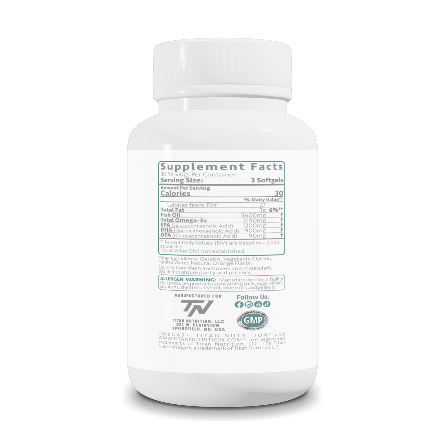 Omega3+ - Full Spectrum Omega-3 With DPA