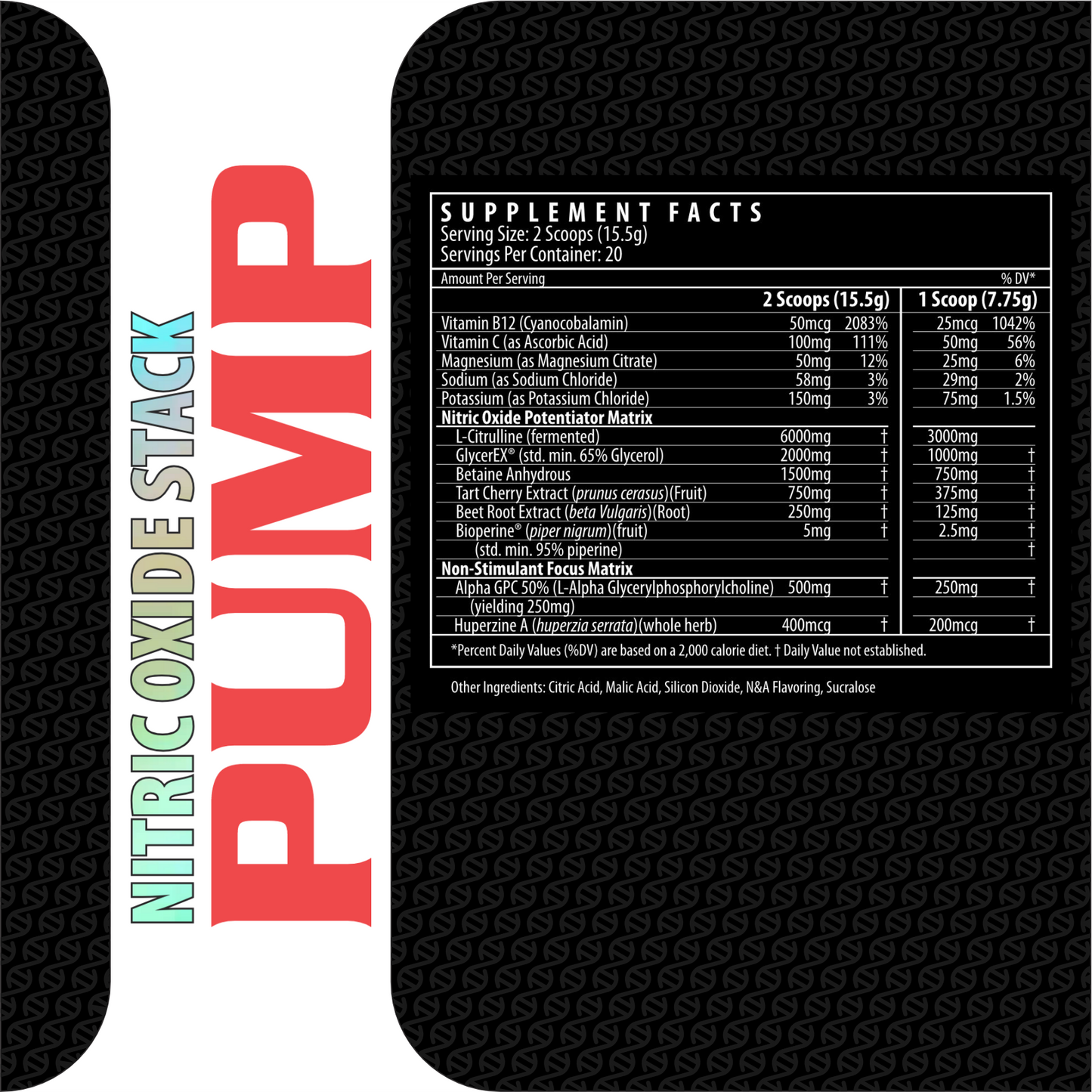 PUMP™ - Nitric Oxide NON Stim Pre-Workout