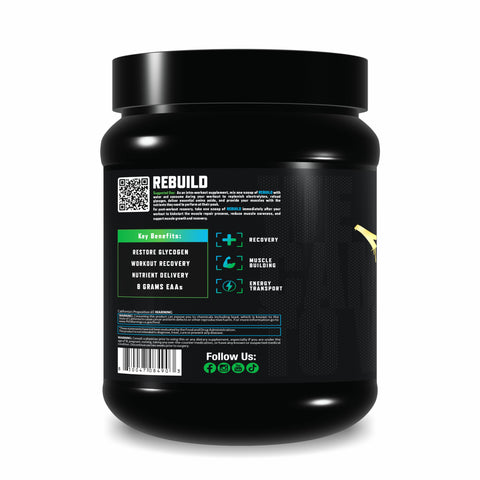 ReBuild Unrivaled - Intra & Post Workout Recovery Shake