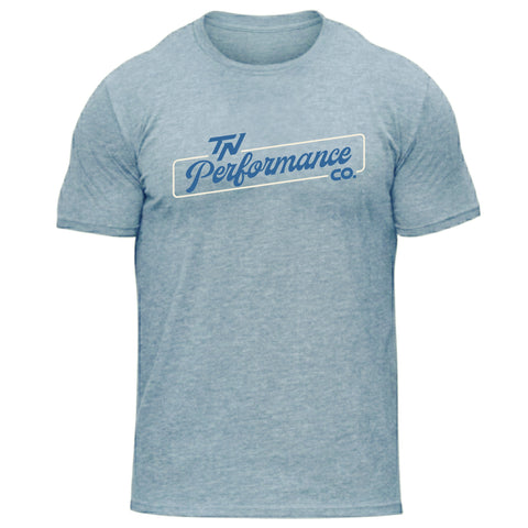Titan Performance Co. Triblend Tee – Light Blue