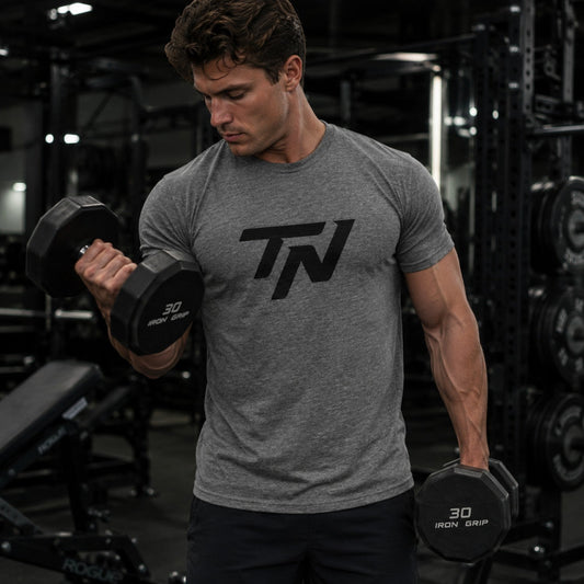 🎁 TN Triblend Tee – Vintage Gray (100% off)