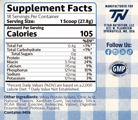 1lb Whey Isolate
