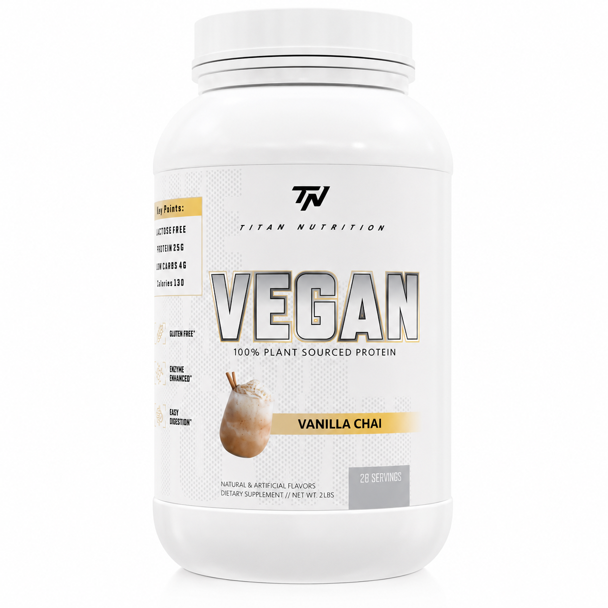 2lb Titan Vegan Protein