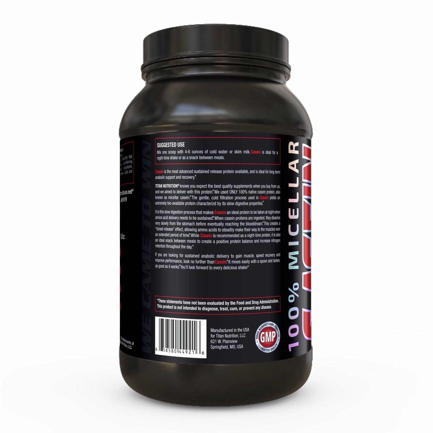 Titan Casein™ - 100% Micellar Casein