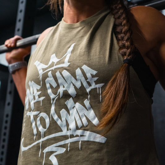 Women's We Came to Win Crop Top Tank