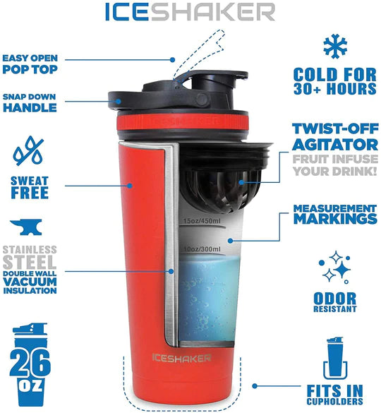 36oz UN Logo Ice Shaker – Underground Nutrition Store