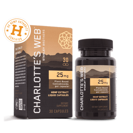 Charlotte’s Web™ 25MG FULL SPECTRUM HEMP OIL LIQUID CAPSULES